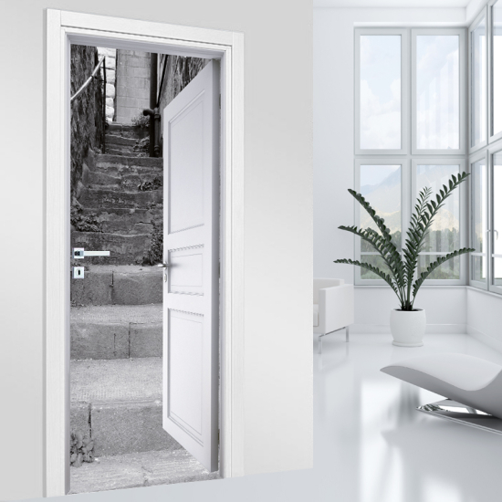 Adesivo per porta - Scale