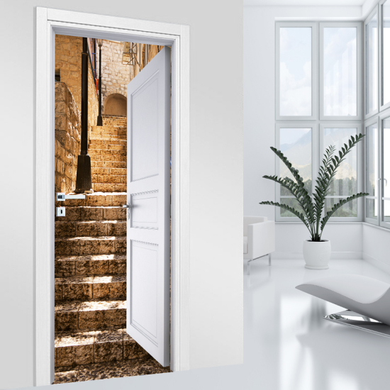 Adesivo per porta - Scale