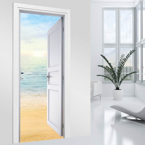 Adesivo per porta - Spiaggia