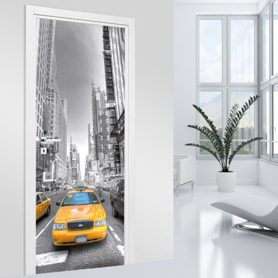 Adesivo per porta - Taxi NY