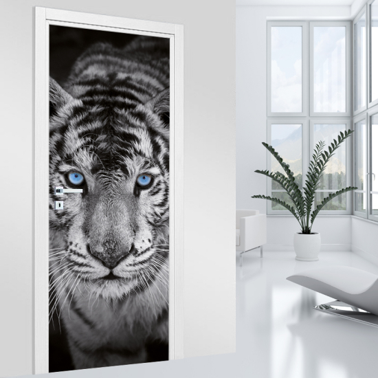 Adesivo per porta - Tigre