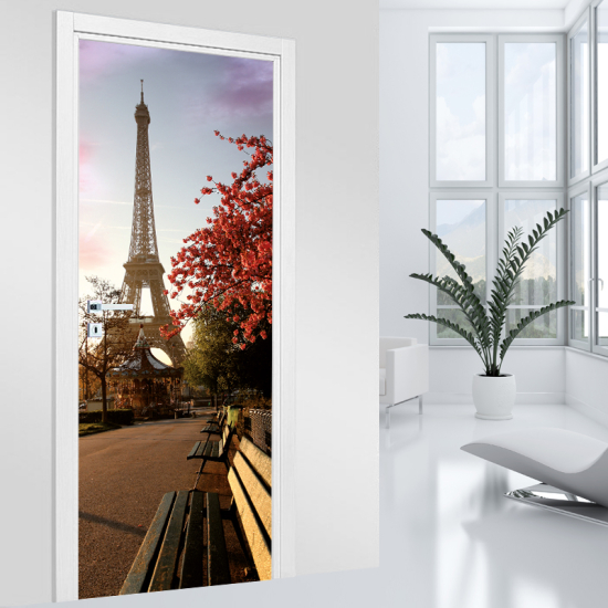 Adesivo per porta - Torre Eiffel