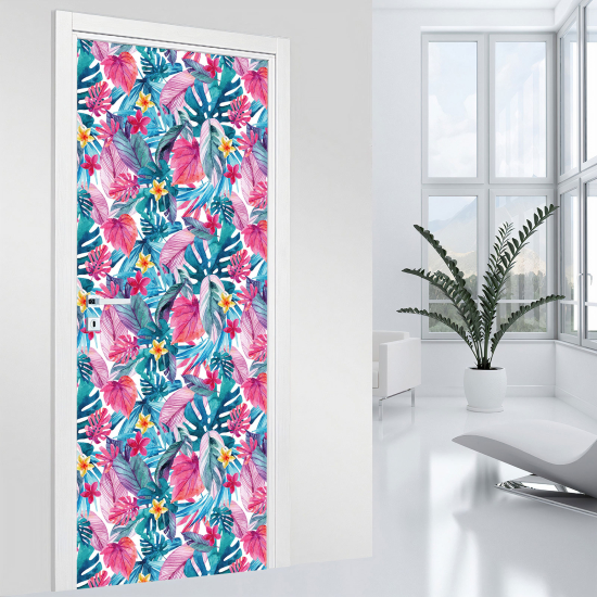 Adesivo per porta - Tropicale