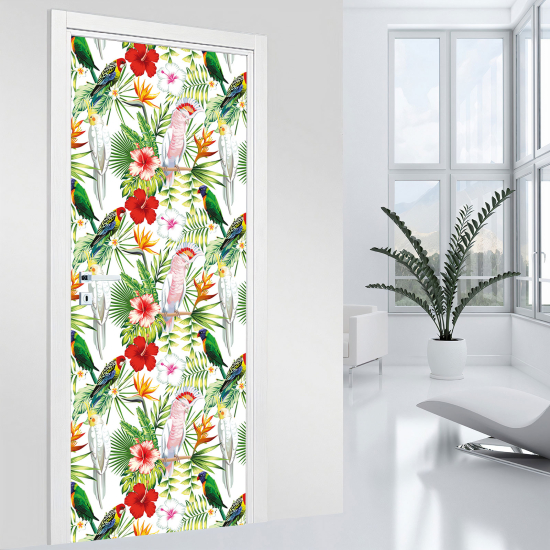 Adesivo per porta - Tropicale