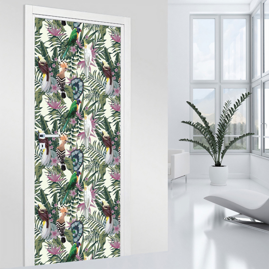 Adesivo per porta - Tropicale