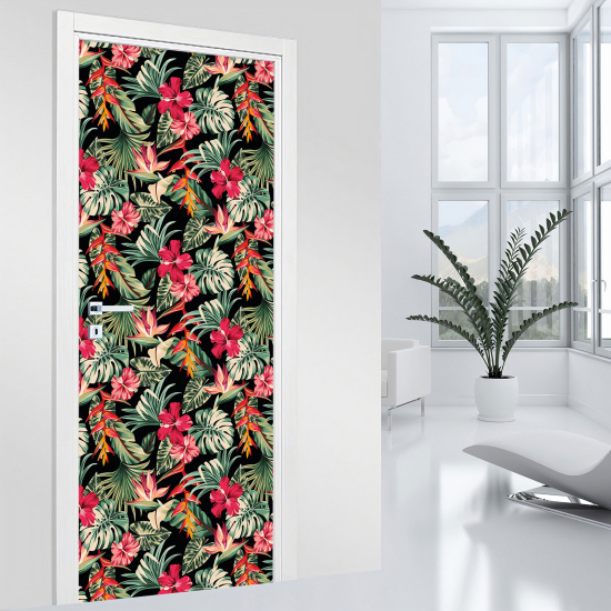 Adesivo per porta - Tropicale