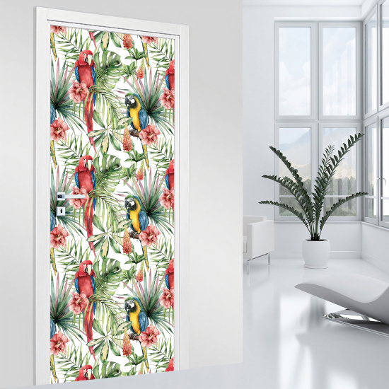 Adesivo per porta - Tropicale