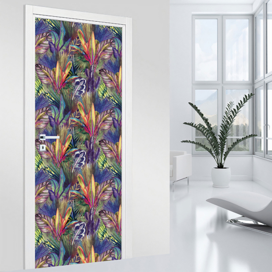 Adesivo per porta - Tropicale