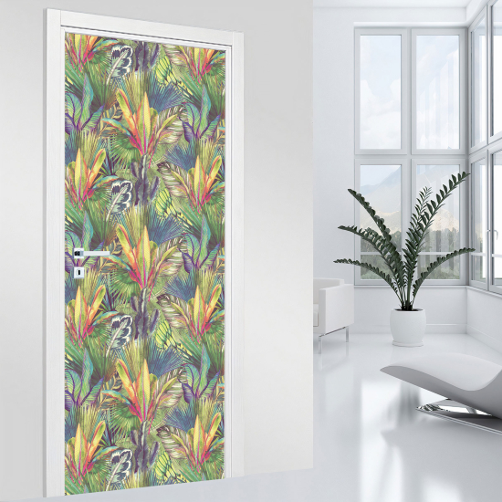 Adesivo per porta - Tropicale