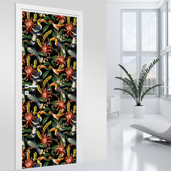 Adesivo per porta - Tropicale