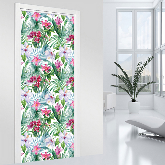 Adesivo per porta - Tropicale