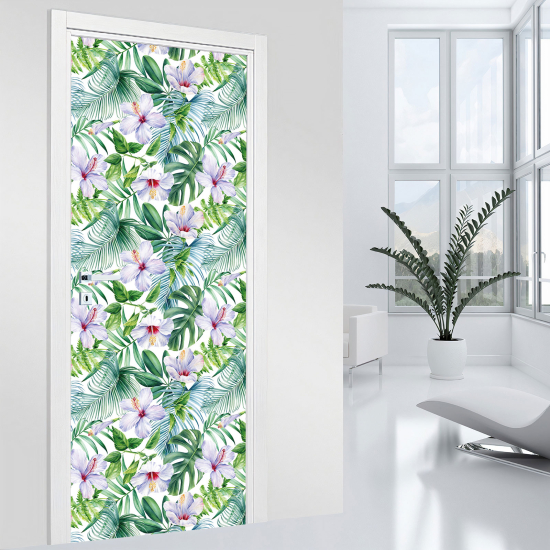 Adesivo per porta - Tropicale
