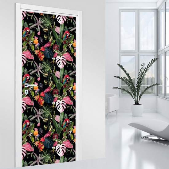 Adesivo per porta - Tropicale