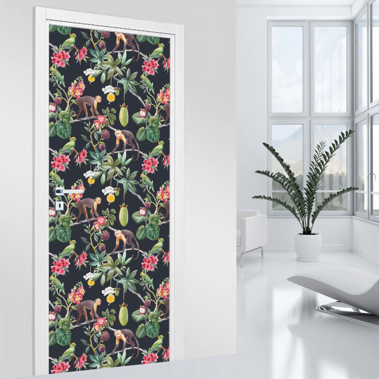 Adesivo per porta - Tropicale