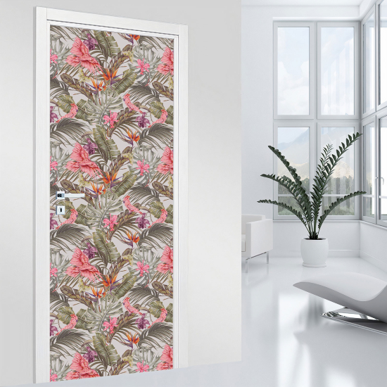 Adesivo per porta - Tropicale