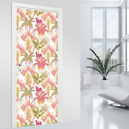 Adesivo per porta - Tropicale