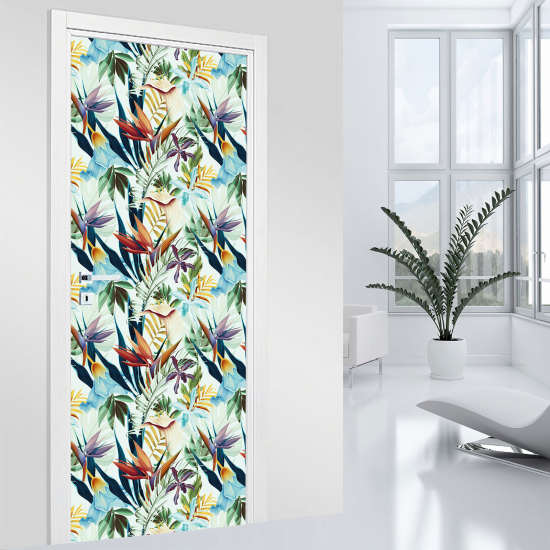 Adesivo per porta - Tropicale