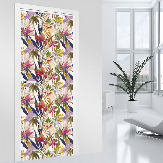 Adesivo per porta - Tropicale