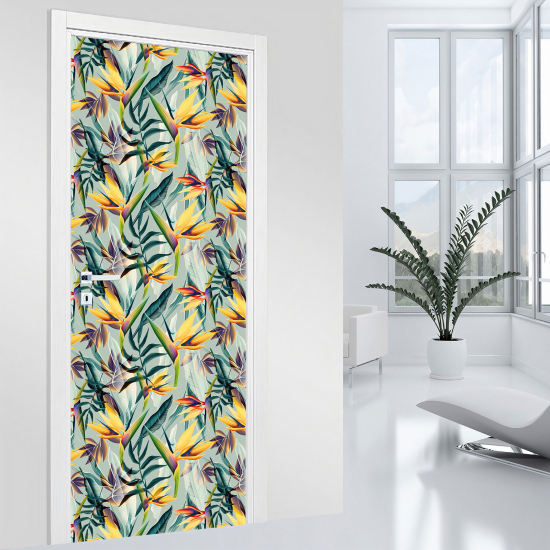Adesivo per porta - Tropicale