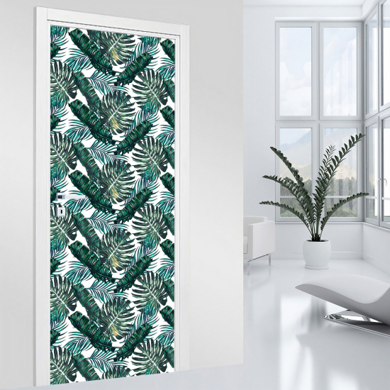 Adesivo per porta - Tropicale