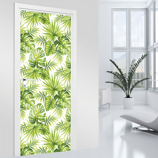 Adesivo per porta - Tropicale
