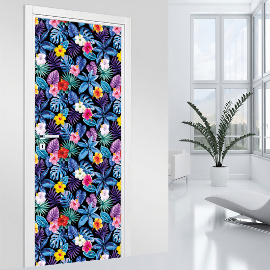 Adesivo per porta - Tropicale
