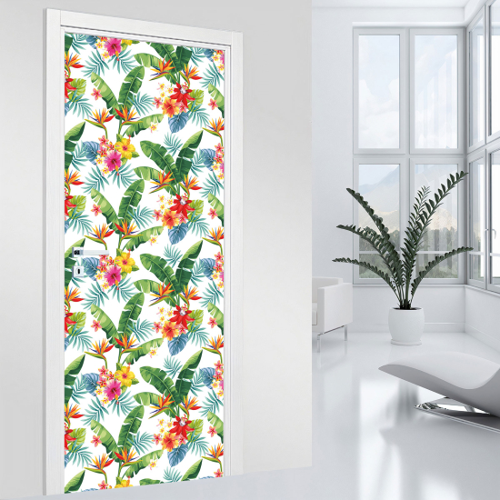 Adesivo per porta - Tropicale