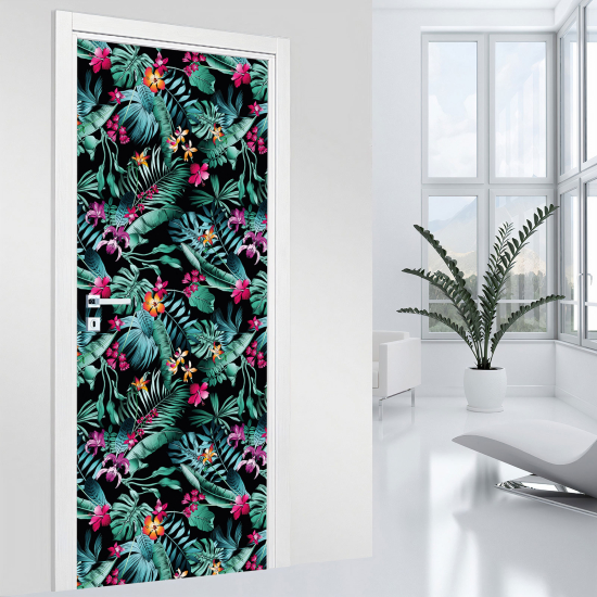 Adesivo per porta - Tropicale