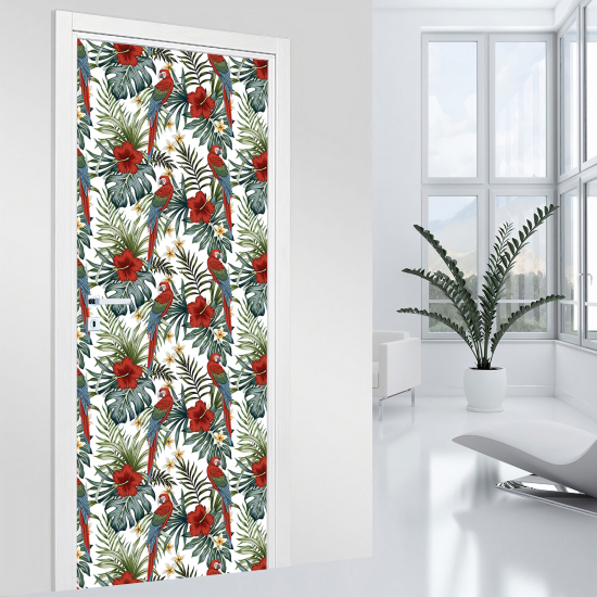 Adesivo per porta - Tropicale