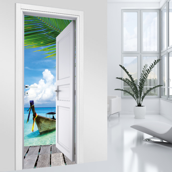 Adesivo per porta - Tropici