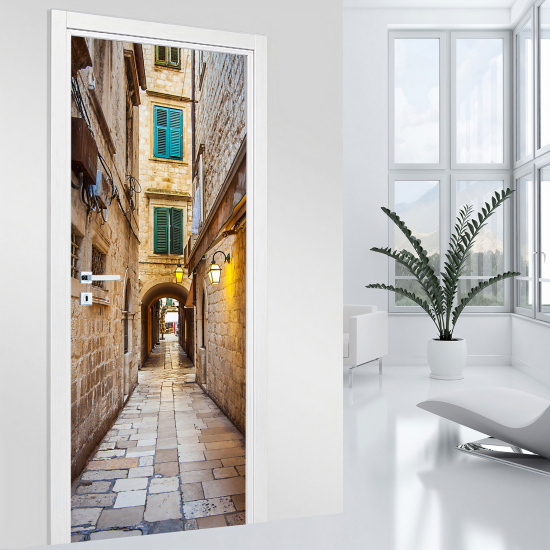 Adesivo per porta - Vicolo