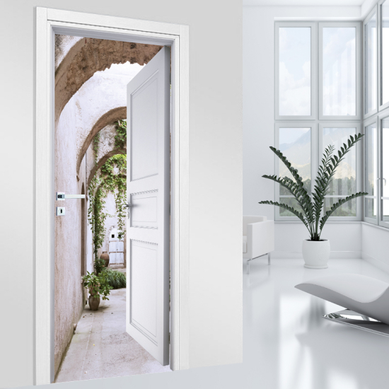 Adesivo per porta - Vicolo