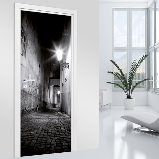 Adesivo per porta - Vicolo