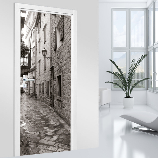 Adesivo per porta - Vicolo