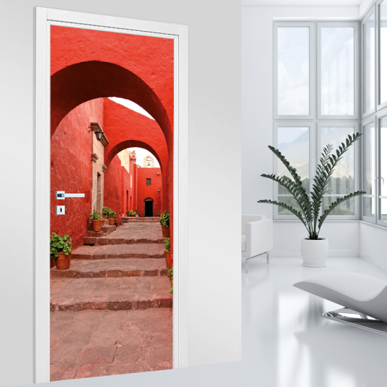Adesivo per porta - Vicolo