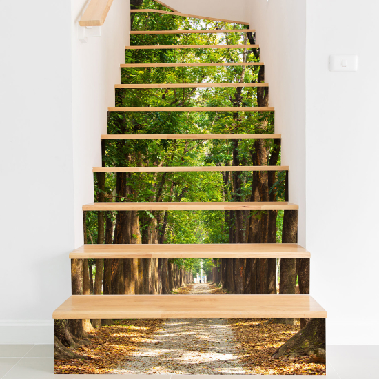 Adesivo Per Scale - Foresta