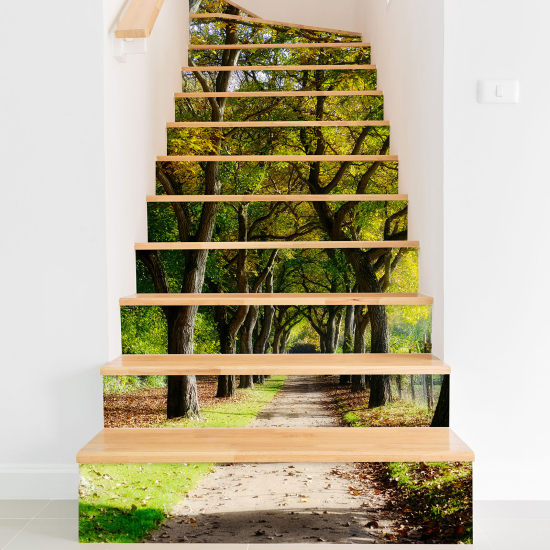 Adesivo Per Scale - Foresta