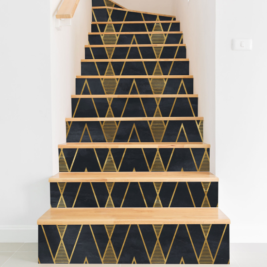 Adesivo Per Scale - Motivo Geometrico