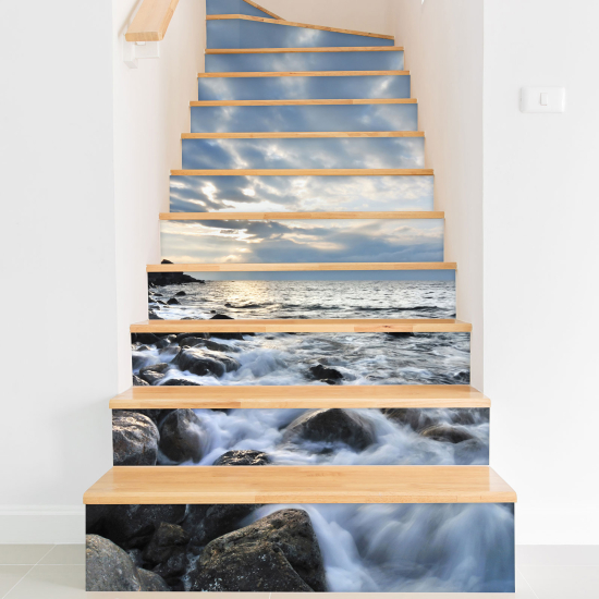 Adesivo Per Scale - Vista Mare