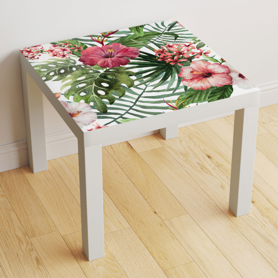 Adesivo Per Tavolo - Fiori tropicali