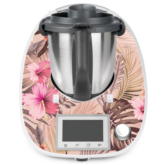 Adesivo Thermomix - TM5 - Fiori tropicali