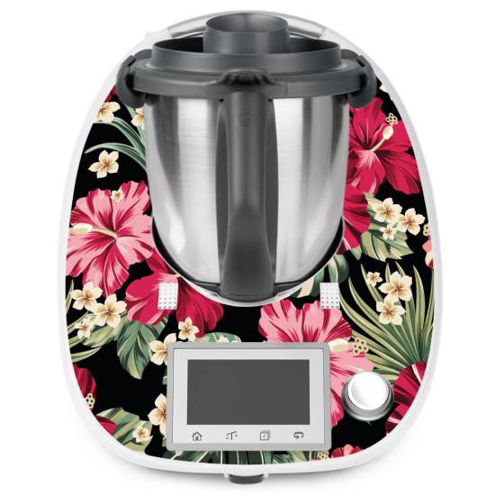 Adesivo Thermomix - TM5 - Fiori tropicali