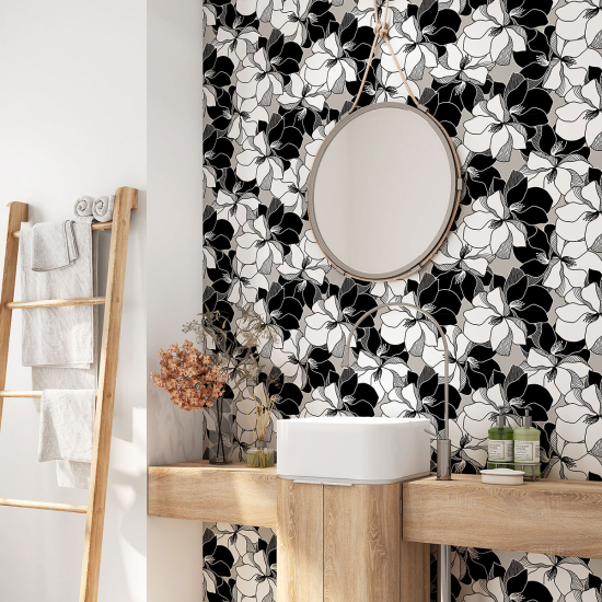 Alzatina adesiva per bagno - Fiori