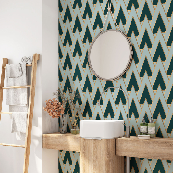 Alzatina adesiva per bagno - Motivo elegante