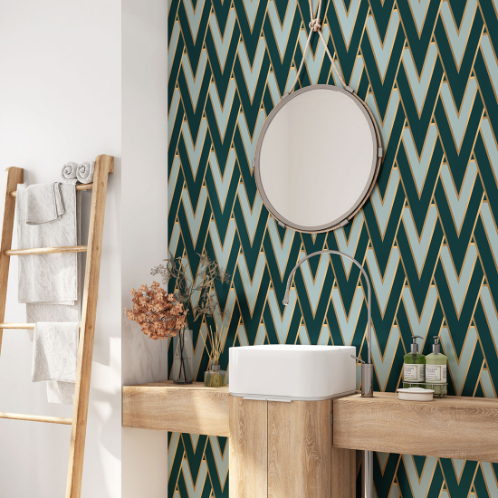 Alzatina adesiva per bagno - Motivo elegante