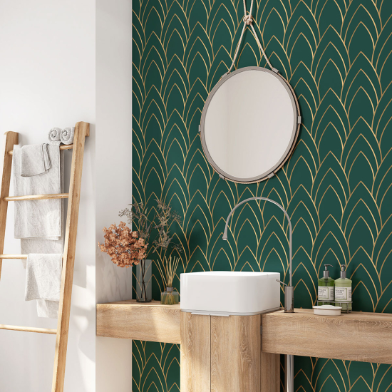 Alzatina adesiva per bagno - Motivo elegante