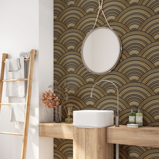 Alzatina adesiva per bagno - Motivo Orientale