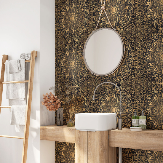 Alzatina adesiva per bagno - Motivo Orientale