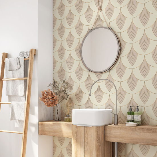 Alzatina adesiva per bagno - Motivo Orientale