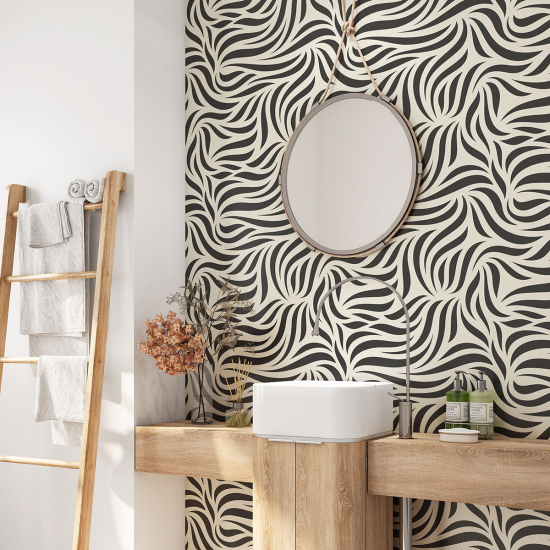 Alzatina adesiva per bagno - Motivo zebrato